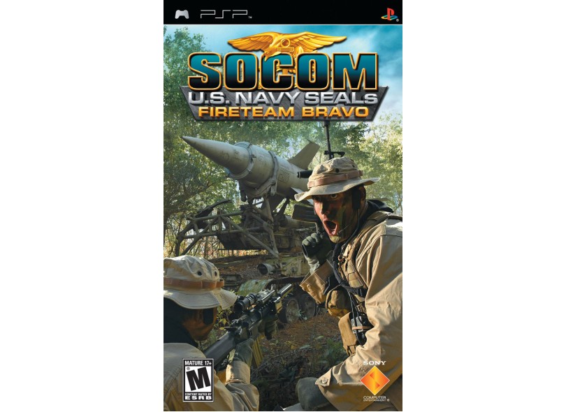 Jogo Socom US Navy Seals Fireteam Bravo Sony PSP