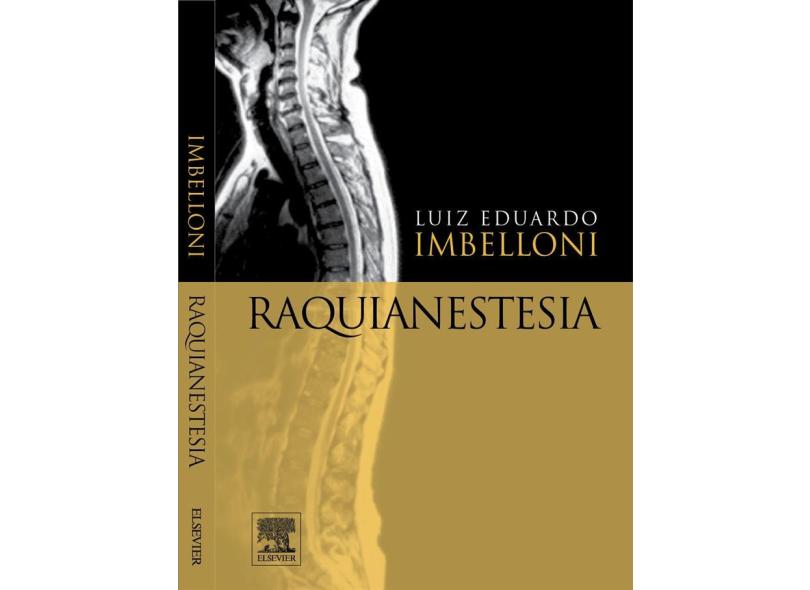 Raquianestesia - Imbelloni, Luiz Eduardo - 9788535261837