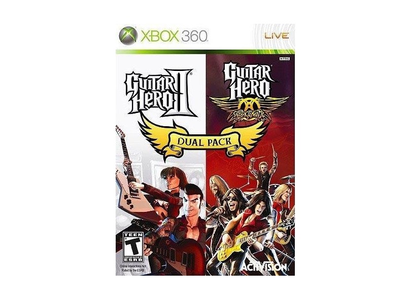 Jogo Guitar Hero Dual Pack Xbox 360 Activision
