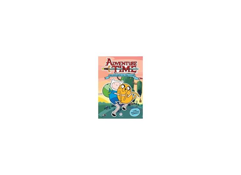 Adventure Time Passatempos de Jake e Finn - Livro de Adesivos - Ciranda Cultural - 9788538064954