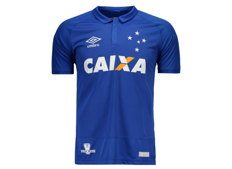 Camisa Torcedor Cruzeiro I 2016 com Número Umbro