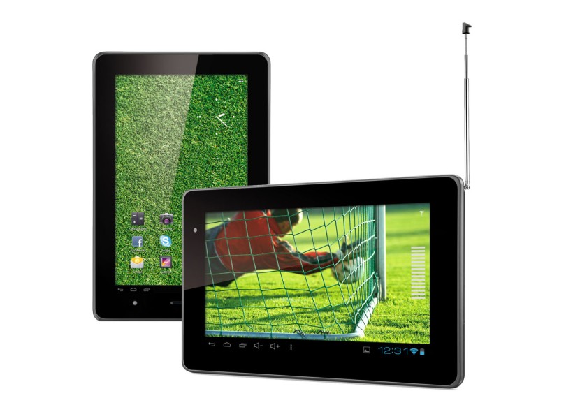 Tablet Multilaser 4 GB LCD 7" Android 4.0 (Ice Cream Sandwich) Tab TV NB046