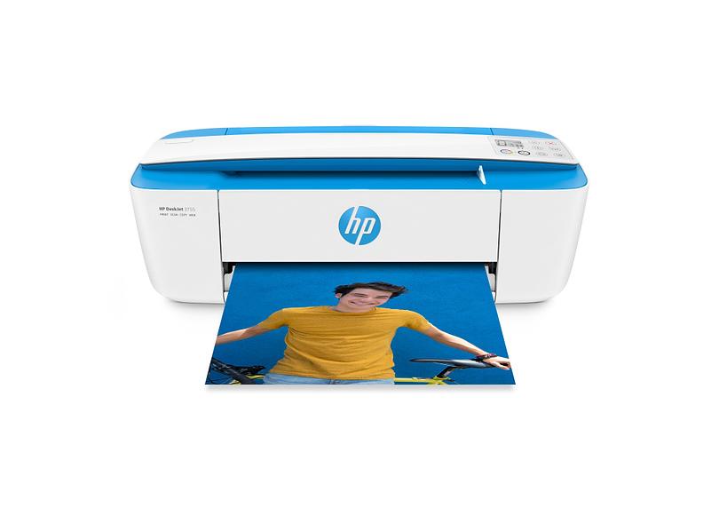 Multifuncional HP Deskjet 3755 Jato de Tinta Colorida Sem Fio