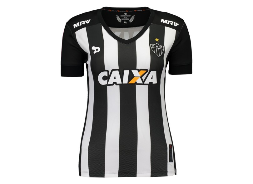 Camisa Torcedor feminina Atlético Mineiro I 2016 sem Número Dryworld
