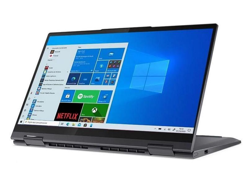 Notebook Conversível Lenovo Yoga Intel Core i5 1135G7 11ª Geração 8.0 GB de RAM 256.0 GB 14.0 " Full Windows 10 7i