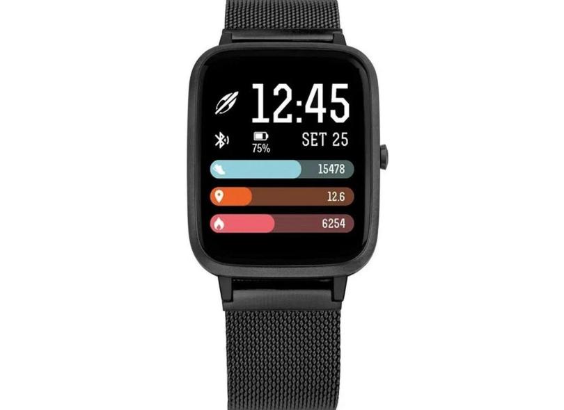 Relógio Smartwatch Mormaii Life Com GPS Full Display - Bluetooth - 5ATM, 35mm Touch - MOLIFEGAE/7P-Unissex
