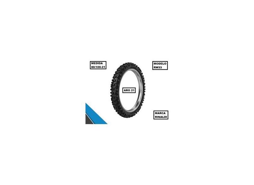 Pneu Dianteiro Rinaldi Off Road 80/100-21 Rw33 Motocross