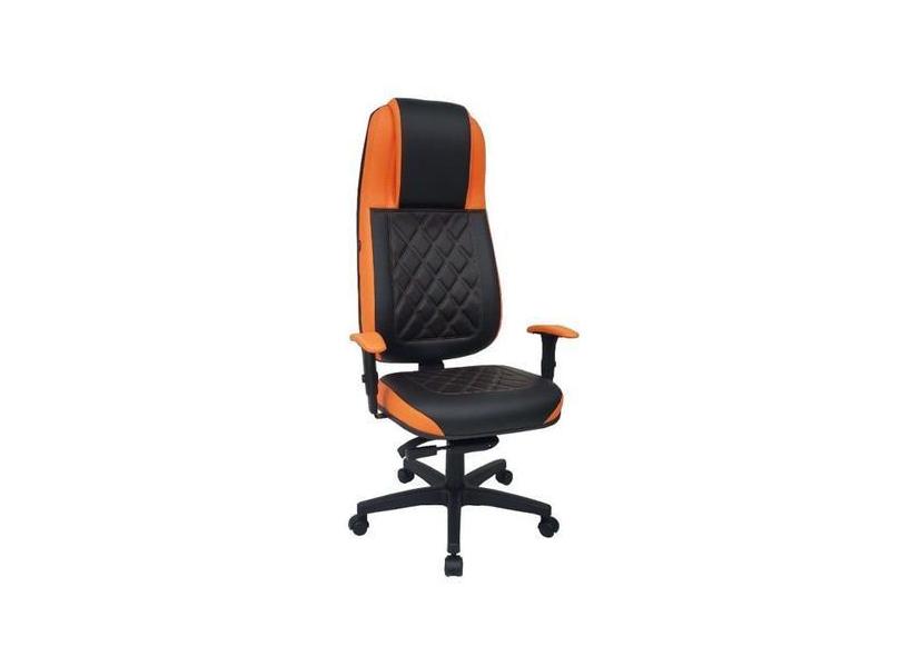 Cadeira Gamer Para Home Office Linha Gamer Blenda Laranja - Design Off