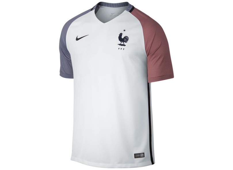 Camisa Torcedor França II 2016 sem Número Nike