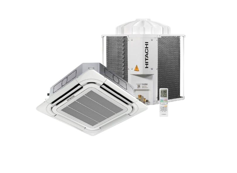 Ar Condicionado Split Cassete 4 Vias Hitachi AirCore 500 48000 BTU/h Frio Trifásico SCI48I7F – 380 Volts