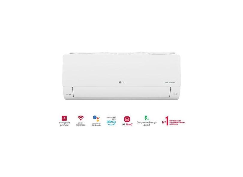 Ar-Condicionado Split Hi Wall LG Dual Inverter 9000 BTUs Inverter Controle Remoto Quente/Frio S3-W09AA33C