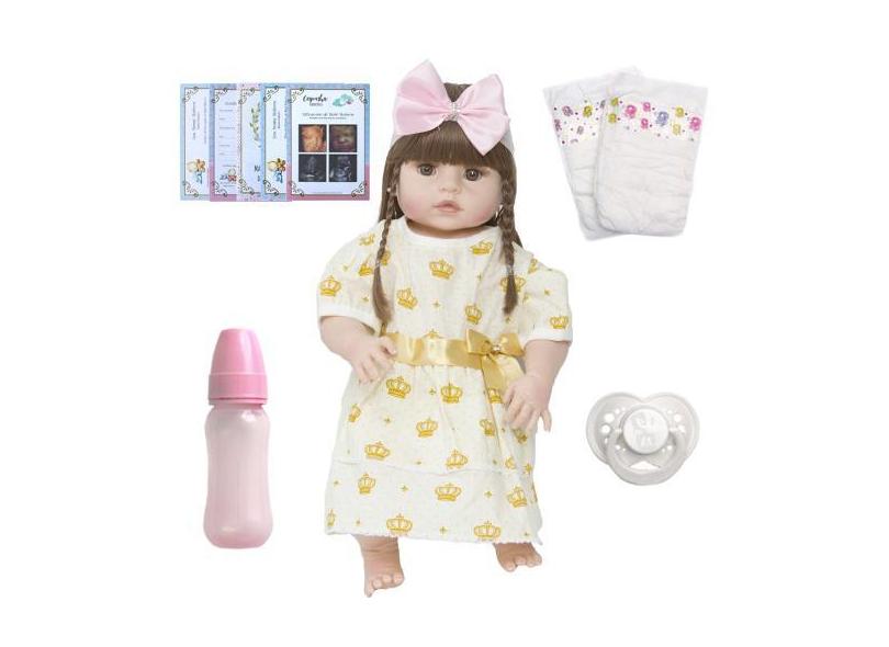 Boneca Baby Reborn 100% Silicone Magazine Luiza - Cegonha Reborn Dolls - Boneca  Reborn - Magazine Luiza