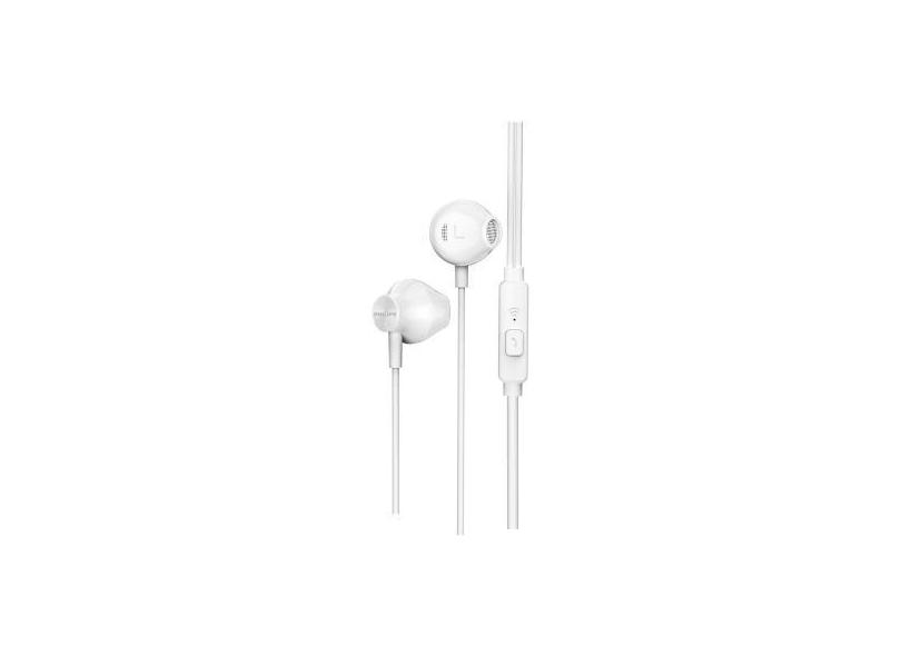 Fone de Ouvido Philips Série 1000 TAUE101WT/00 - Intra-auricular com M