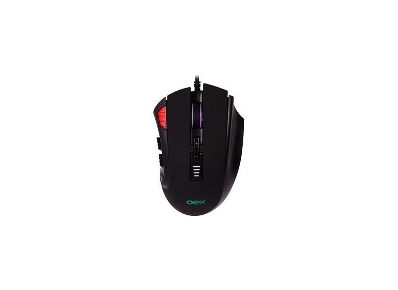 Mouse Gamer Strike Ms315 - Rgb - 12 Botoes - 10.000Dpi