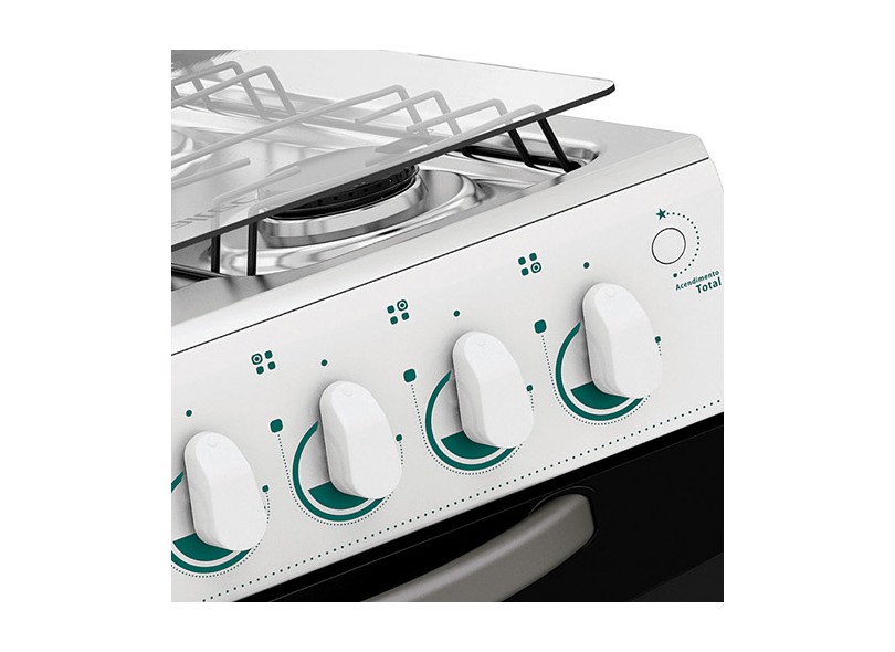 Fogão Esmaltec Caribe Automático 4Q 4 Bocas
