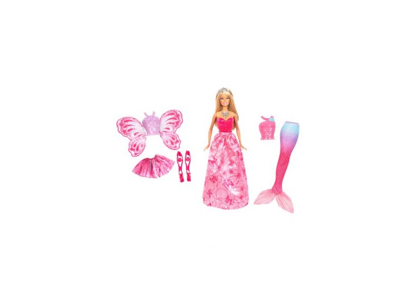 Boneca Barbie Princesas Mundo de Fantasia Mattel