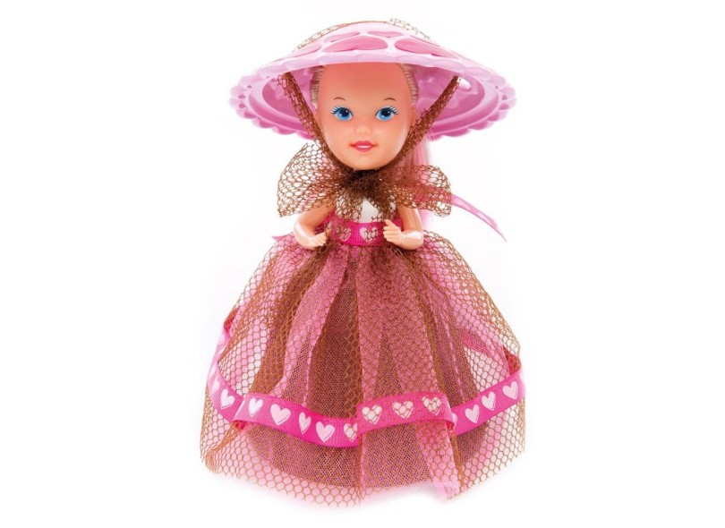 Boneca Cupcake Surpresa do Coração Laranja Estrela