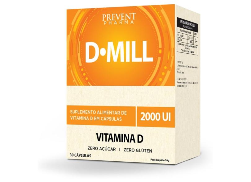 Vitamina D Softgel 2000 ui 30 Capsulas Prevent Pharma com o Melhor ...