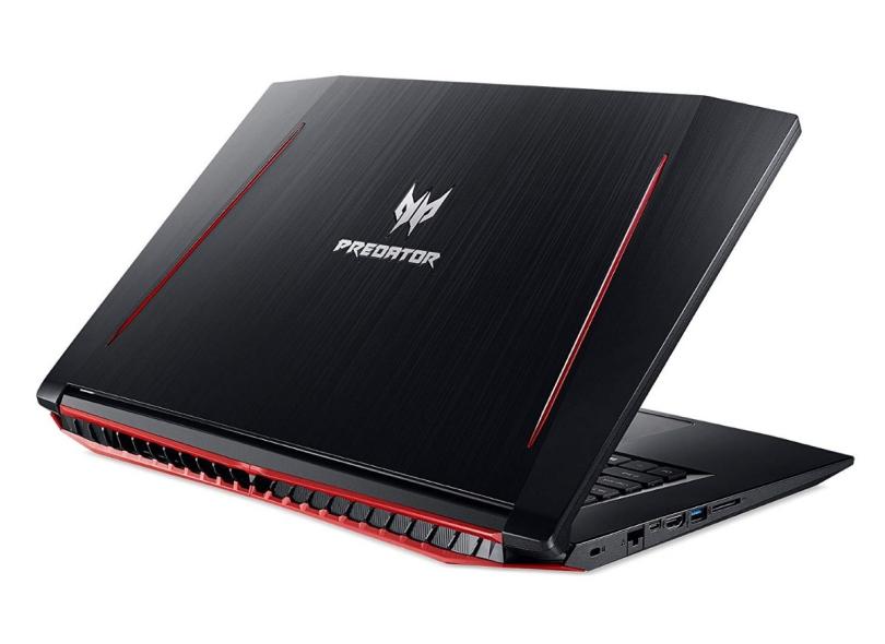 Notebook Acer Predator Intel Core i7 7700HQ 7ª Geração 16 GB de RAM 2048 GB 512.0 GB 17.3 " GeForce GTX 1060 Windows 10 PH317-51-70KH