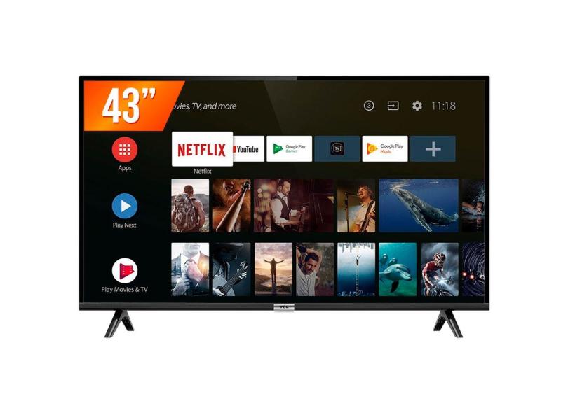 Smart TV TV LED 43 " TCL Full Netflix 43S6500S 2 HDMI