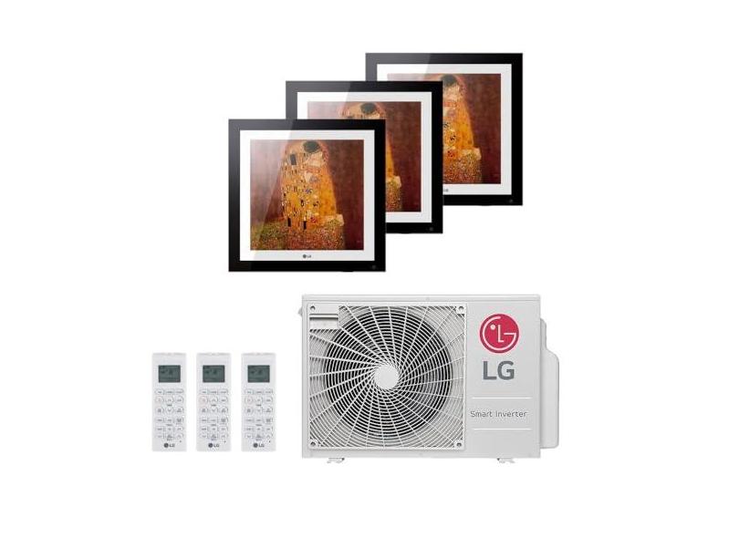 Ar-Condicionado Multi Split Inverter LG 21.000 (2x Evaporadora Artcool Gallery 9.000 + 1x Evap Artcool Gallery 12.000) Quente/Frio 220V