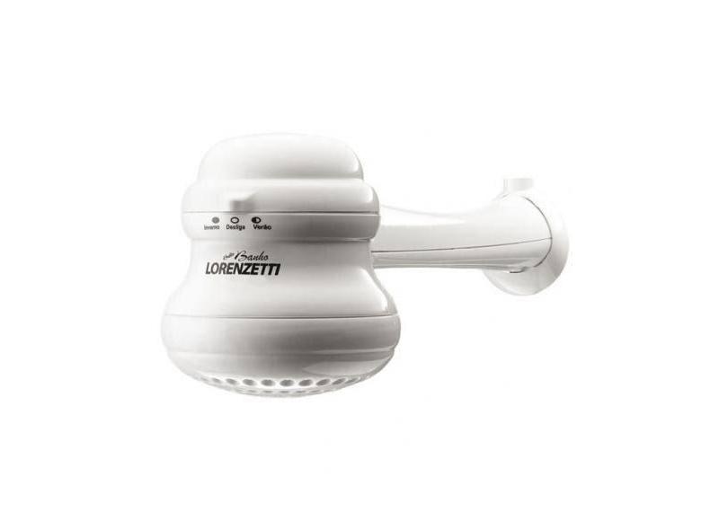 Ducha de Parede Bello com Cano Branco 5500w - Lorenzetti