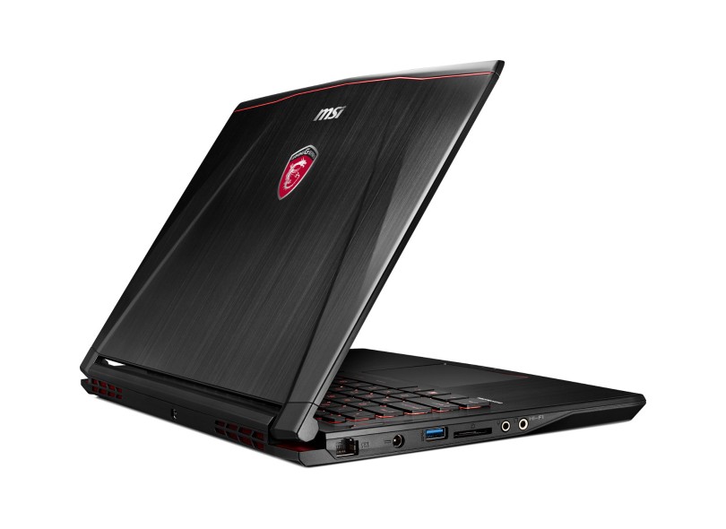 Notebook MSI Intel Core i7 7700HQ 7ª Geração 16 GB de RAM 1024 GB Híbrido 120.0 GB 17.3 " GeForce GTX 1070 Windows 10 GE72