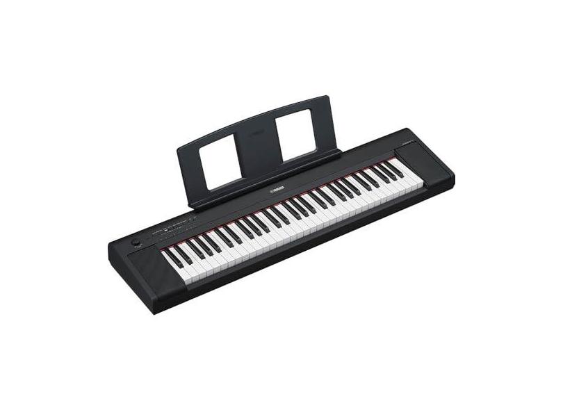 Piano Digital NP 15B Piaggero Preto 61 Teclas com Fonte Bivolt Yamaha