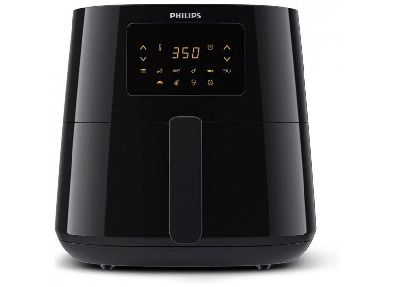 Fritadeira Eletrica Airfryer 6L Com Painel De Controle Digital, 1800W, 110V, Philips Kitchen Appliances Hd9270, 91, Preto