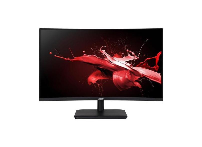 Monitor Preto Curvo Acer Nitro De 27 Ed270 1ms Full Hd 240hz