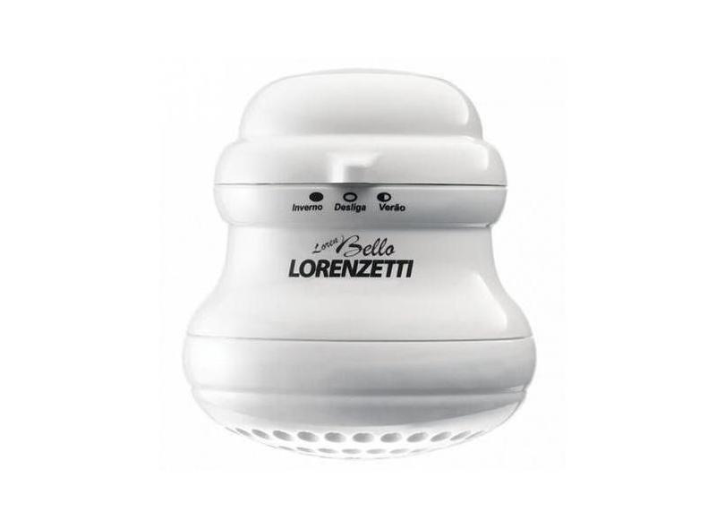 Chuveiro/ducha Lorenbello Ultra 5500w 220v Branca Com Cano - Lorenzett