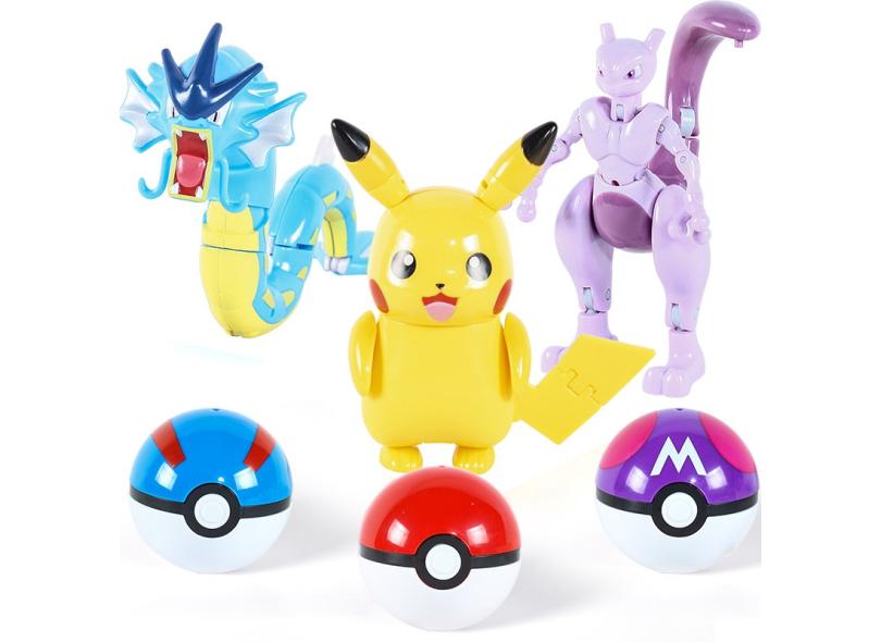 Brinquedo Pokemon Figura Pikachu em Promoção é no Buscapé