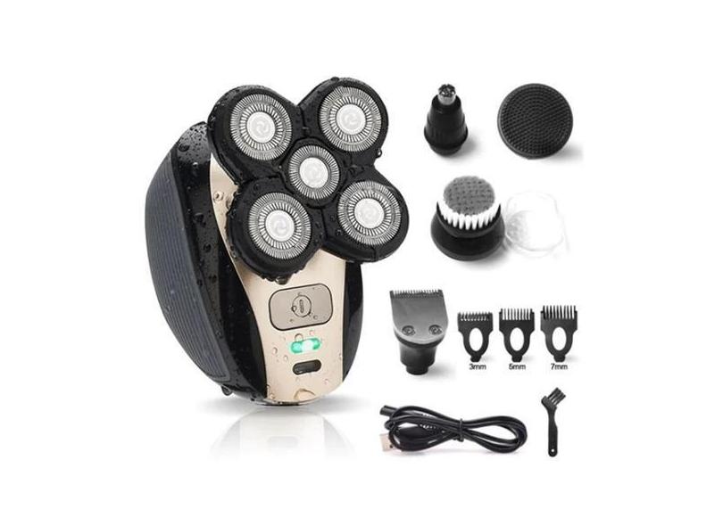 Maquina De Aparar Recarregável 5 Em 1 Para Homens - A.R Variedades Mt