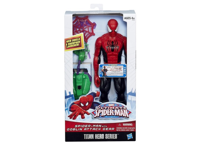 Boneco Homem Aranha Ultimate Spider-Man Goblin Attack Gear A8343 - Hasbro