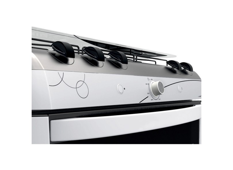 Fogão de Piso Continental Innovazione Novitá 5 Bocas Acendimento Automático FGCT005PNVDA0BR