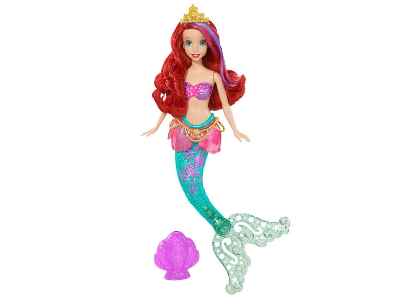 Boneca Princesas Disney Ariel Banho Mágico Mattel