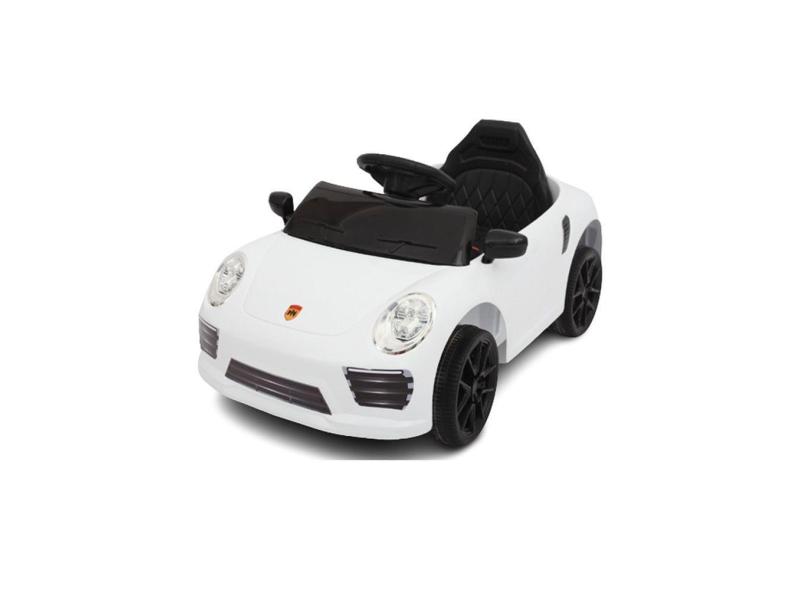 Carro Elétrico Mini Esportivo 12v Bang Toys Branco