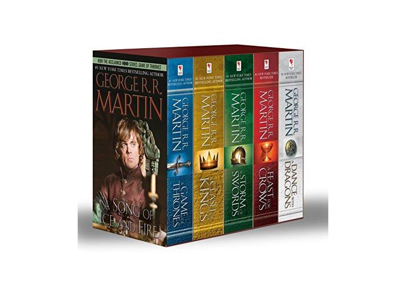 A Game of Thrones Boxed Set: A Song of Ice and Fire Series (5 Livros) - George R.R. Martin - 9780345535566