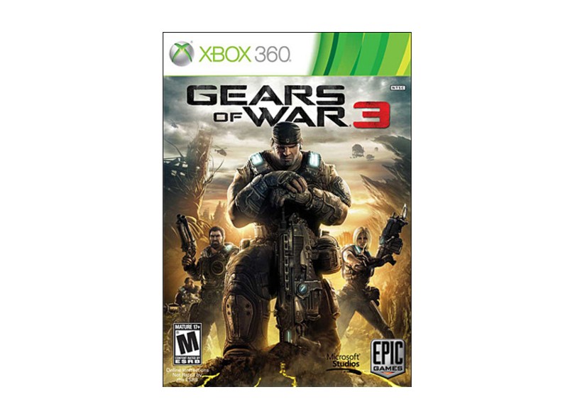 Jogo Gears of War 3 Microsoft  Xbox 360