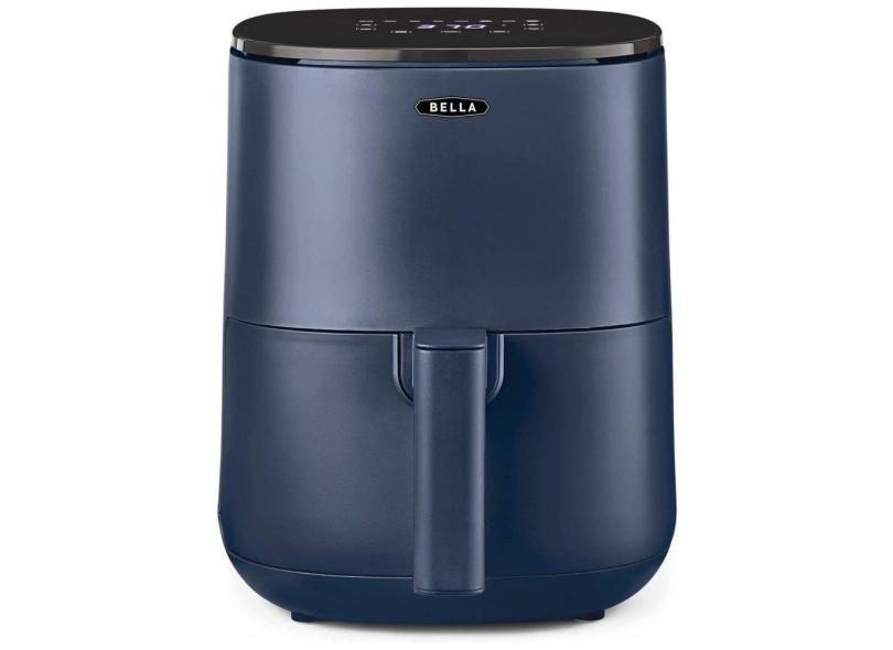 Fritadeira Elétrica AirFryer 2.9L com Painel Digital e Cesto Antiaderente, 110V 1400W, BELLA 17277, Azul
