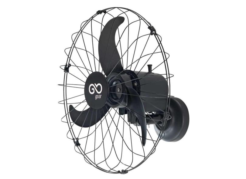 Ventilador de parede 60 cm preto giratório - V60P - Goar