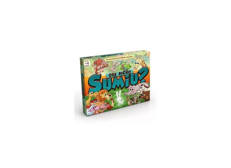 Jogo Que Bicho Sumiu? - Loja Pinóquio - Pinóquio Brinquedos Educativos