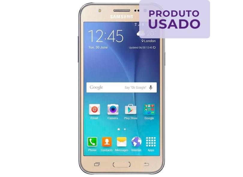 Smartphone Samsung Galaxy J5 Usado 16GB 13.0 MP 2 Chips Android 5.1 (Lollipop) 4G Wi-Fi