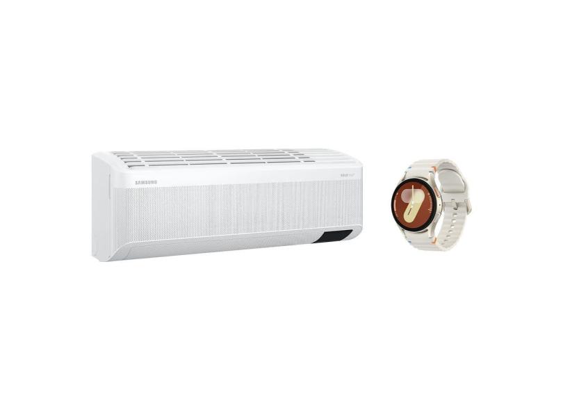 Ar Condicionado Split Inverter Samsung WindFree Connect Sem Vento - Frio - 12.000 BTUs - 220V & Galaxy Watch7 BT 40mm