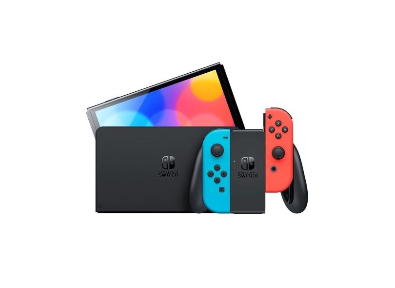 Console Portátil Switch OLED com Joy Con Nintendo em Promoção é no