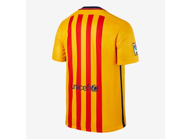Camisa Torcedor Barcelona II 2015/16 sem Número Nike