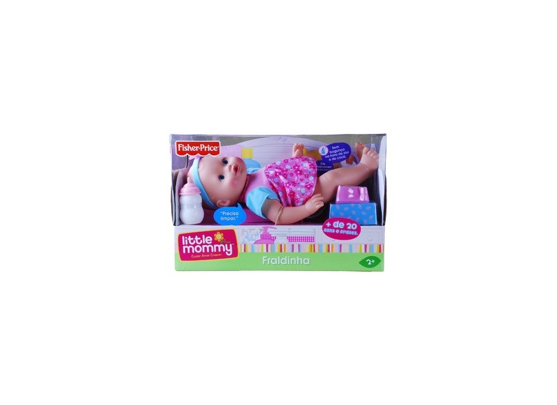 Boneca Little Mommy Fraldinha Mágica Mattel