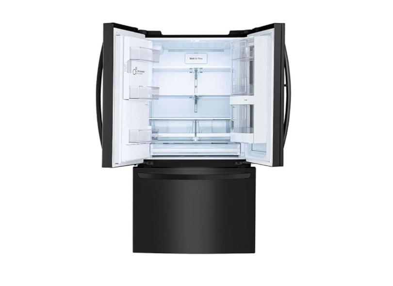 Geladeira LG GM-X288NQXH Frost Free French Door Inverse 660 Litros cor Preto Inox