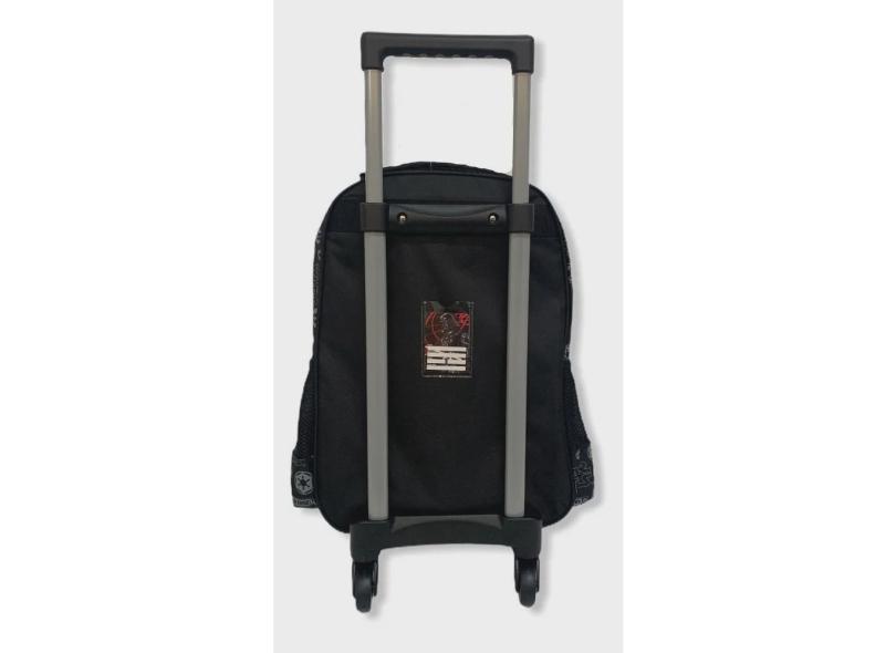 Kit Mochila Escolar 4 Rodinhas Giro 360 Grande Acende Luz Led Infantil ...