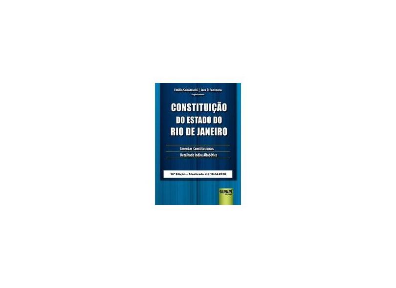 Constituição do Estado do Rio de Janeiro - Emilio Sabatovski - 9788536278834